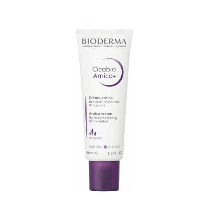 A tube of Bioderma - Cicabio Arnica+ Cream Tube 40 ml on a white background.