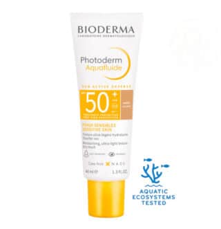 BIODERMA Photoderm Aquafluide SPF50+ Golden Tinted Face Sunscreen 40ml