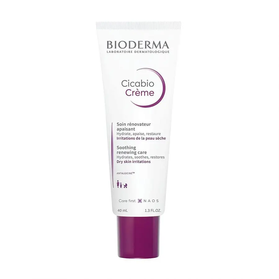 A tube of Bioderma - Cicabio Cream Tube 40 ml on a white background.
