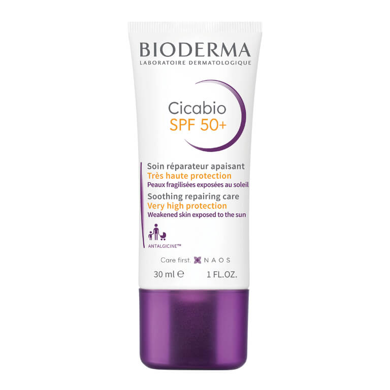 Bioderma - Cicabio Sun Spf50+ Cream Tube 30 ml.