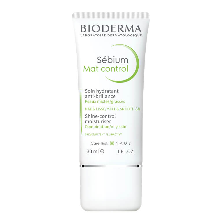 Bioderma - Sebium Mat Control 30 ml for oily skin.