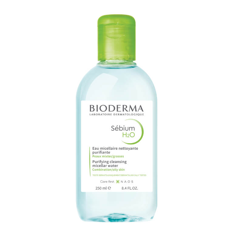 Bioderma - Sebium H2o Cleanser 250 ml face wash.