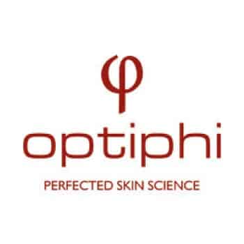 The logo for optphii perfect skin science.