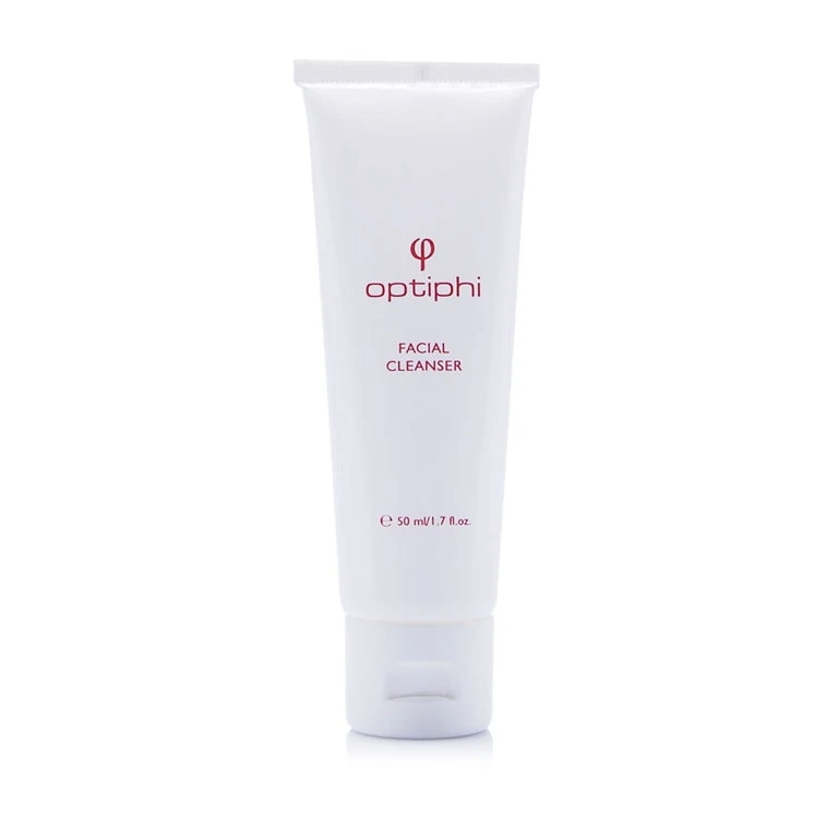 An Optiphi - Active - Facial Cleanser 50ml on a white background.