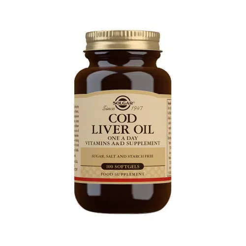 Solgar - Vitamin A & D / Cod Liver Oil - One-a-day Norwegian Cod Liver Oil
