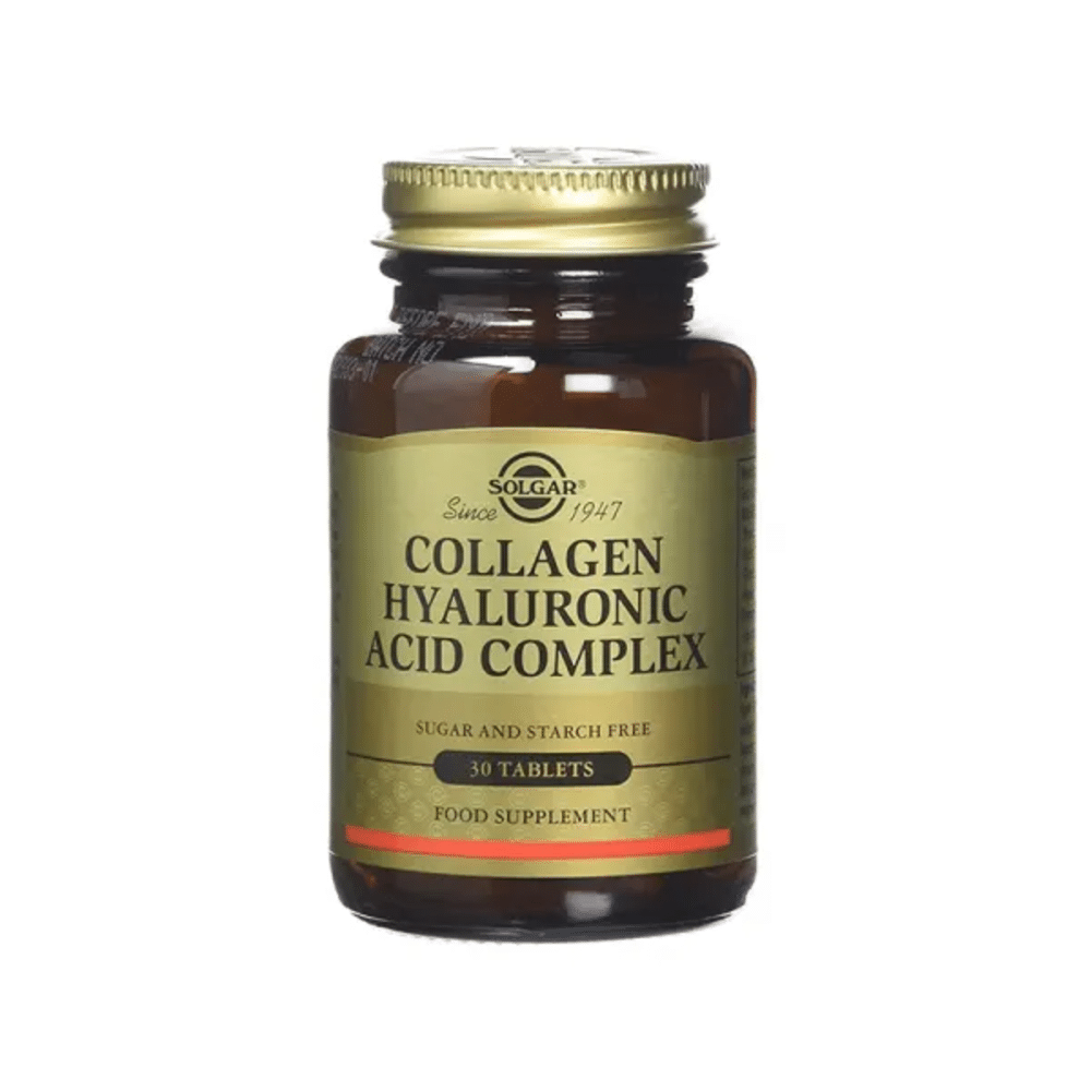 Solgar - Speciality Supplements - Collagen Hyaluronic Acid - Size: 30 combines collagen and hyaluronic acid in a convenient 30 size.