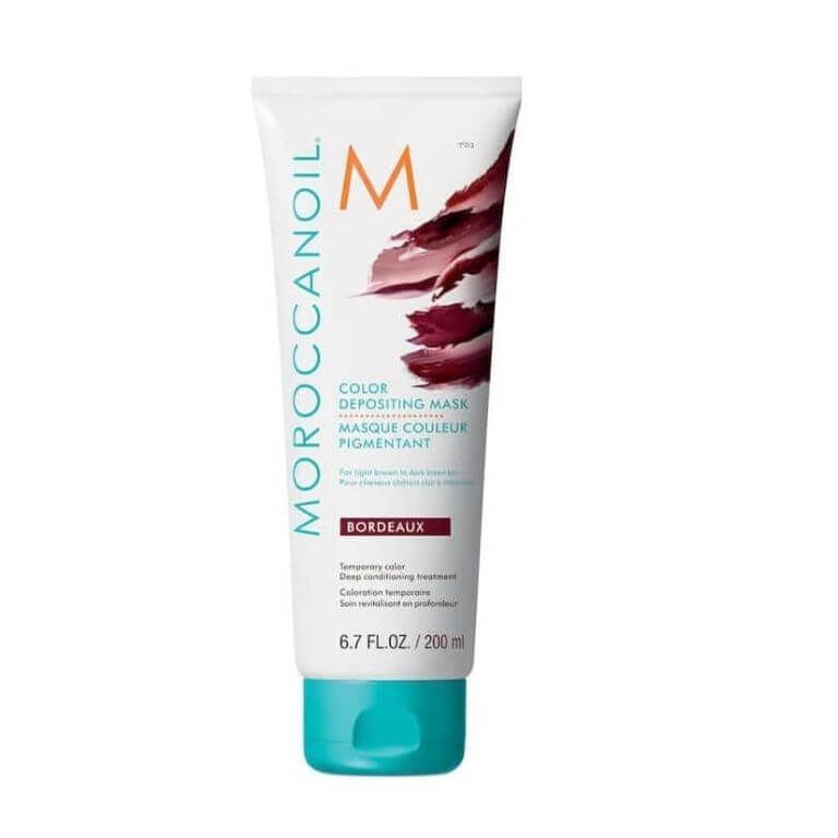 Moroccanoil - Color Deposit Mask Bordeaux 200ml moisturizing cream.