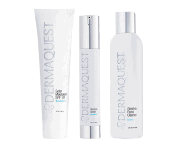 Dermaquest products skin care kit.