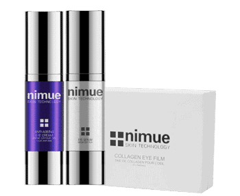 Nimue collagen eye balm and eye cream from the Nimue Ranges.
