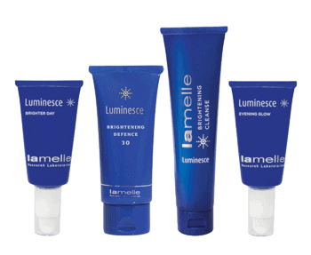 A set of Lamelle products for the face, specially formulated for sensitive skin.