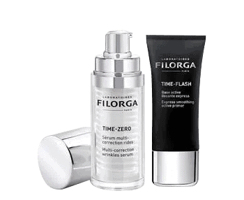 Filorga time - c serum and a tube of time - c serum.