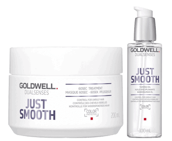Coldwell just smooth hair mask and conditioner.