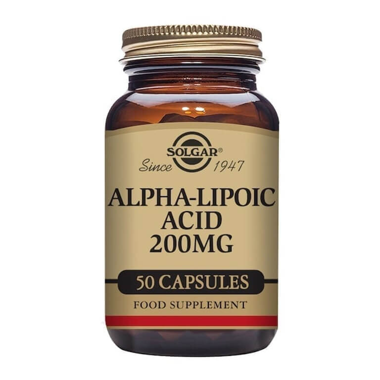 Solgar - Antioxidants - Alpha Lipoic Acid 200mg - Size: 50 capsules
