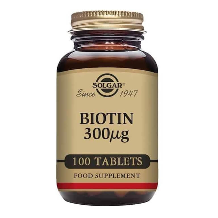 Solgar Vitamin B Biotin Tabs 300mcg Size 100