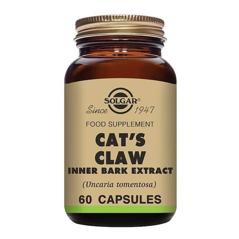 Solgar Cat's Claw Inner Bark Extract Vegicaps 60 Size Herbal Product