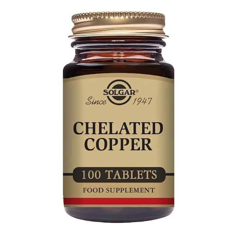 Solgar Minerals Chelated Copper Tabs Size 100