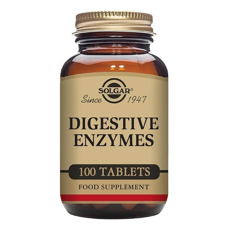 Solgar - Digestive Aids - Digestive Enzymes Tabs - Size: 100