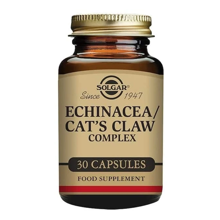 Solgar - Herbal Products - Echinacea Cat's Claw Complex - Size: 30 capsules