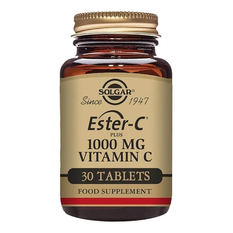 Solgar - Vitamin C / Bioflavonoids Ester-C Plus Tabs 1000mg - Size: 30 tablets.