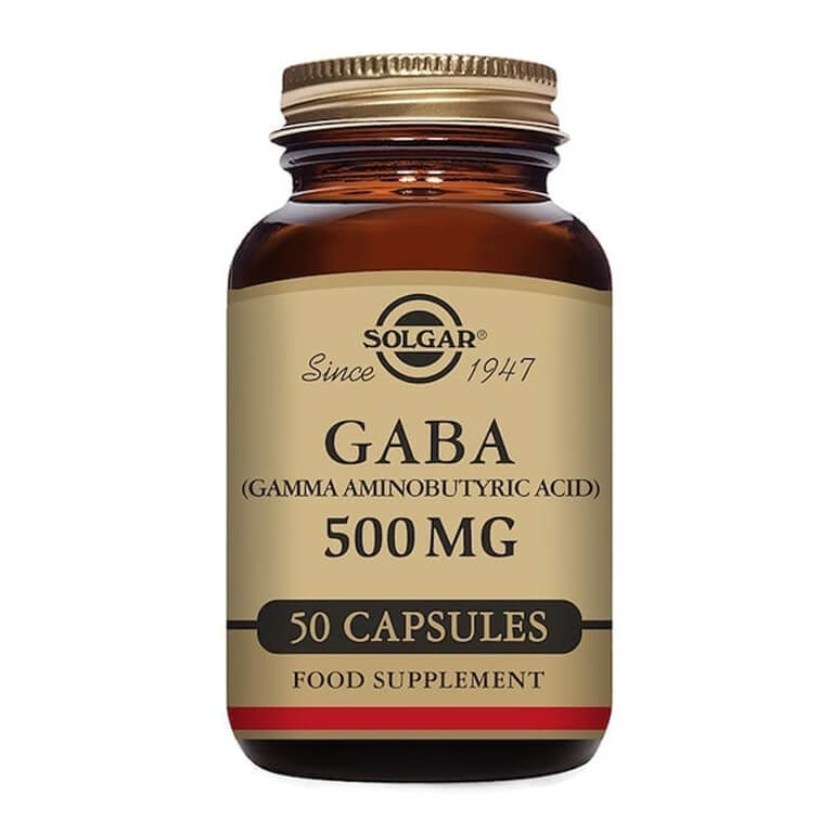 Solgar - Free Form Amino Acids - GABA 500mg Vegicaps - Size: 50