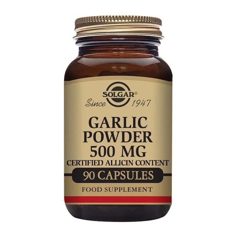 Solgar - Food Supplements - Garlic Powder Vegicaps 500mg - Size: 90