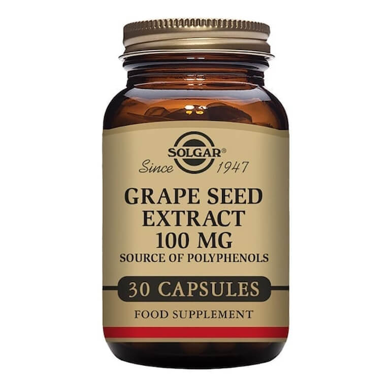 Solgar - Antioxidants - Grape Seed Extract 100mg capsules - Size: 30