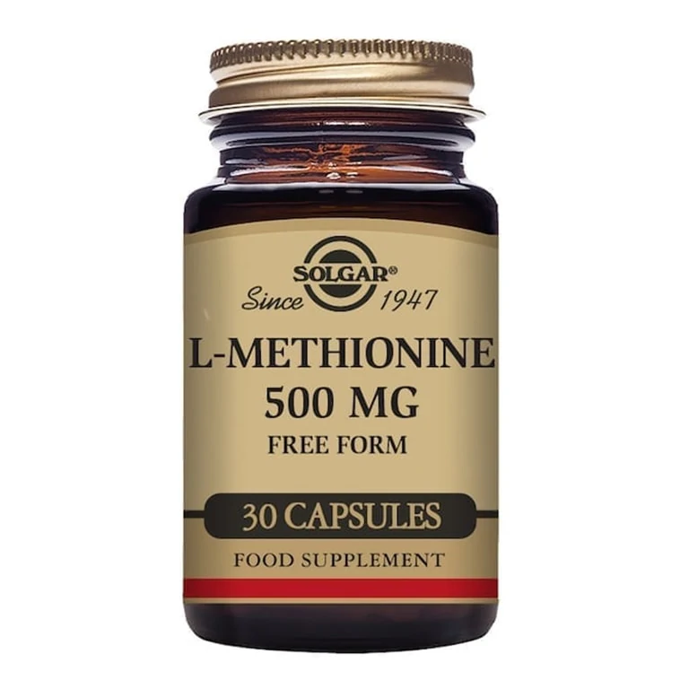 Solgar - Free Form Amino Acids - L-Methionine 500mg Vegicaps - Size: 30