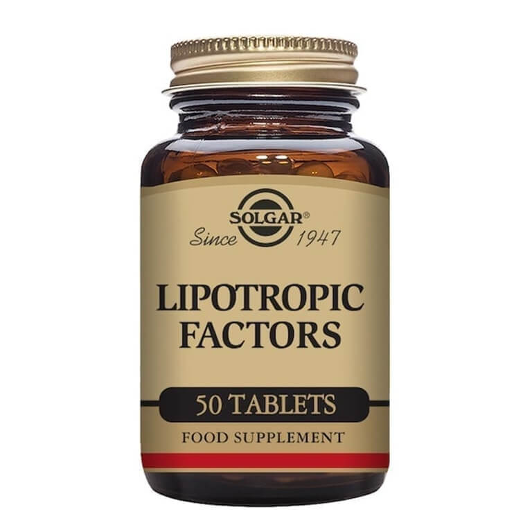 Solgar - Speciality Supplements - Lipotropic Factors Tabs - Size: 50 tablets.