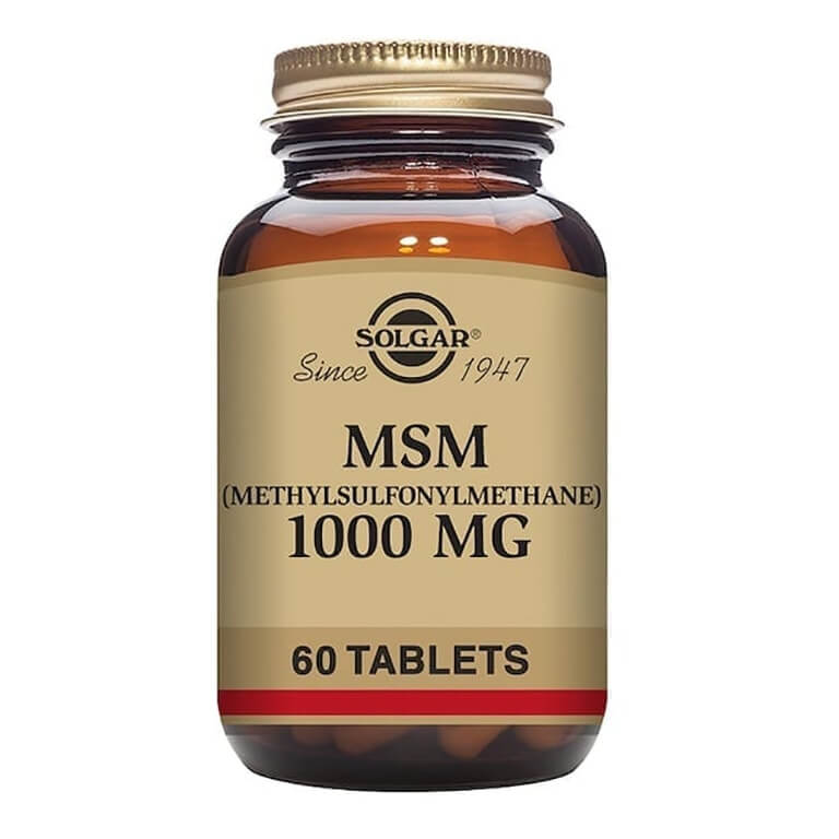 Solgar - Speciality Supplements - MSM 1000mg Tabs - Size: 60