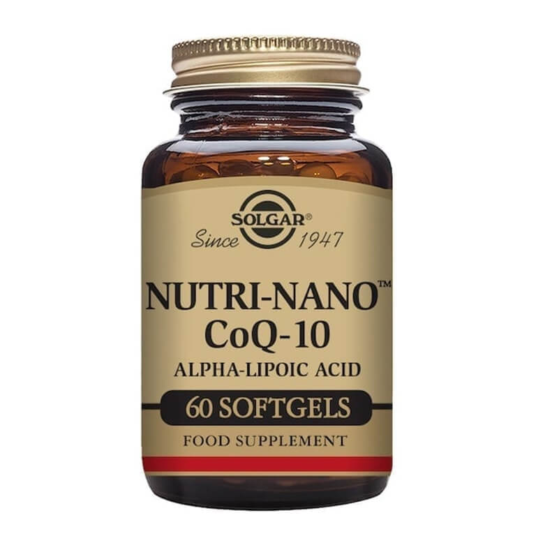 Solgar Nutri Nano CoQ10 Alpha Lipoic Acid 60 Size Supplements