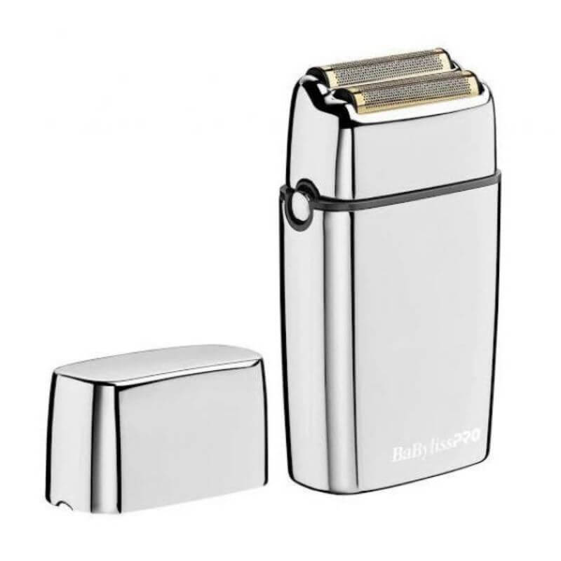 A BaBylissPro - Double Foil Metal Shaver on a white background.