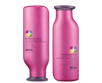 Pureology body protection shampoo and conditioner set.