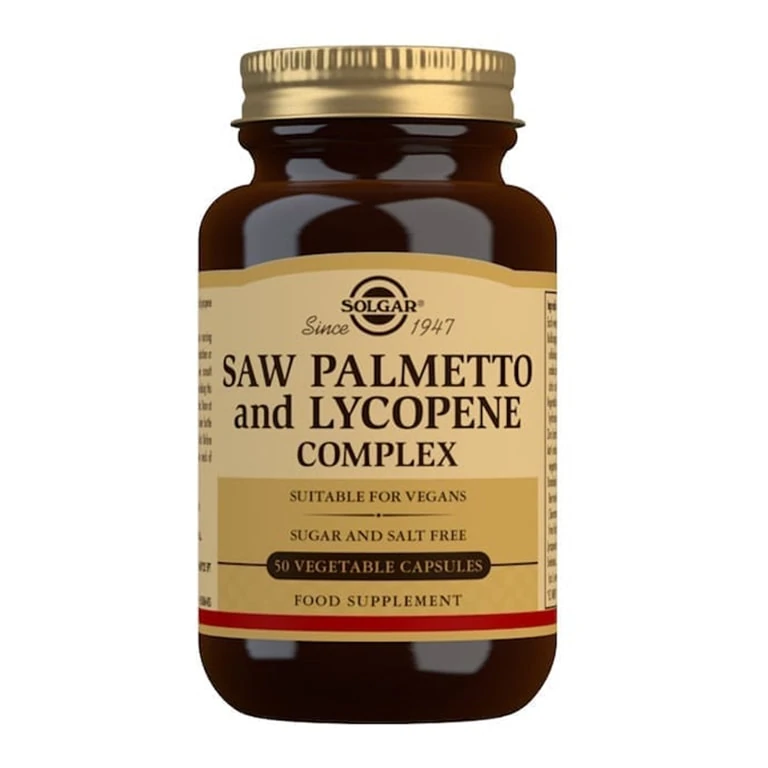 Product Name: Solgar - Herbal Products - Saw Palmetto/Lycopene Complex - Size: 50