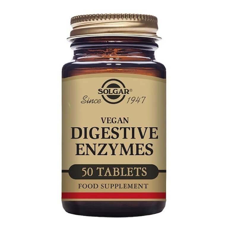 Solgar - Digestive Aids - Vegan Digestive Enzymes Tabs - Size: 50
