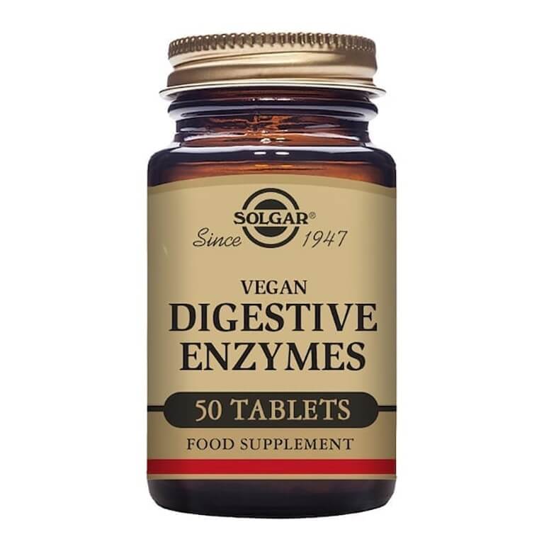 Solgar Digestive Aids Vegan Enzyme Tabs 50 Count