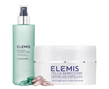 Elemis cell recovery serum and moisturizer.