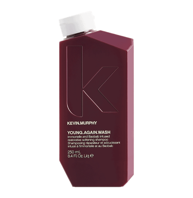 A bottle of kevin kelly's keratin smoothing shampoo.