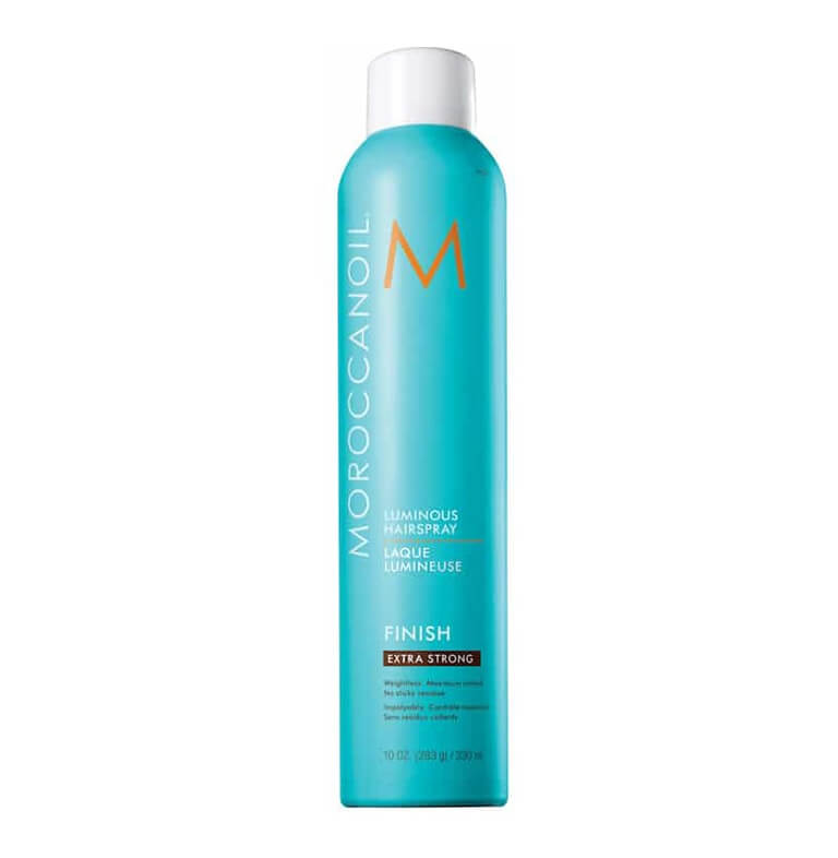 Moroccan hairspray on a white background.