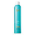 Moroccan hairspray with a blue bottle on a white background.
