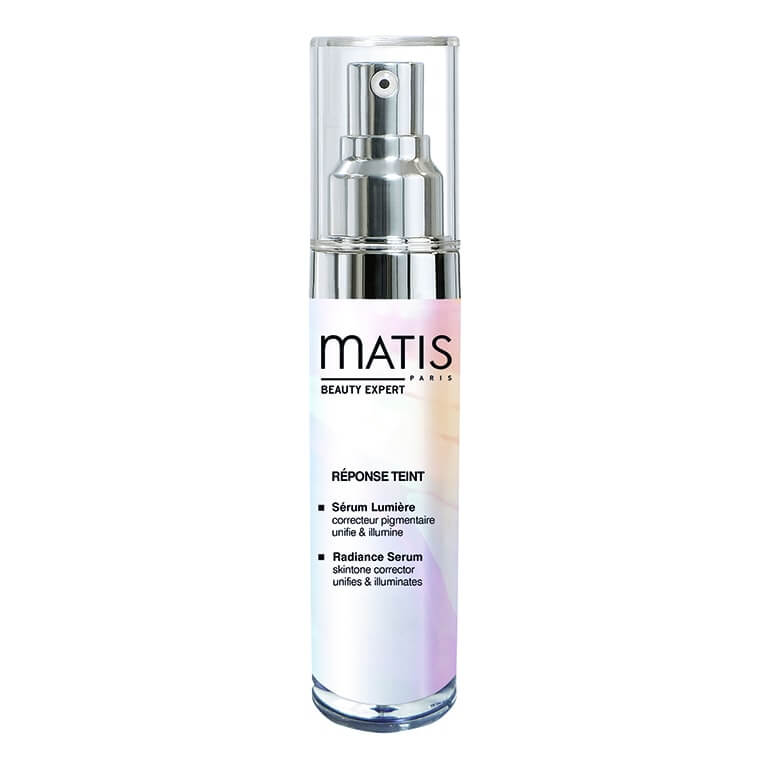 A bottle of Matis - Radiance Serum 30ml on a white background.