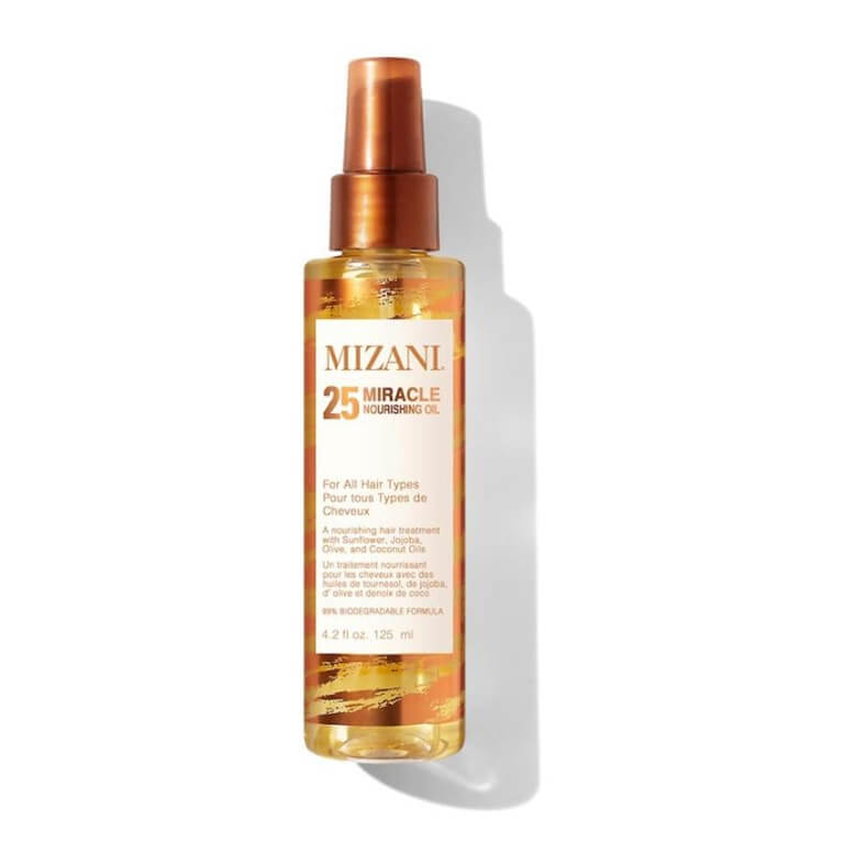 Mizani 24hr hair oil.