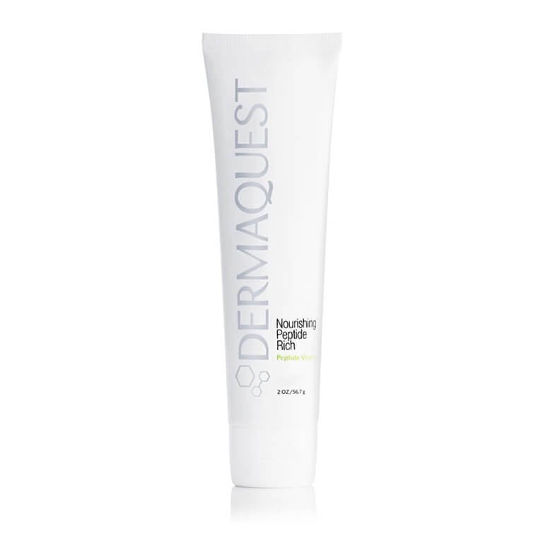 A tube of Dermaquest - Nourishing Peptide Rich 60ml hydrating cream.