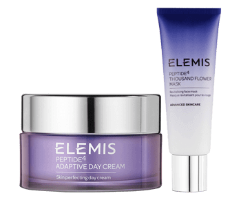Elemis active day cream and a tube of Elemis.