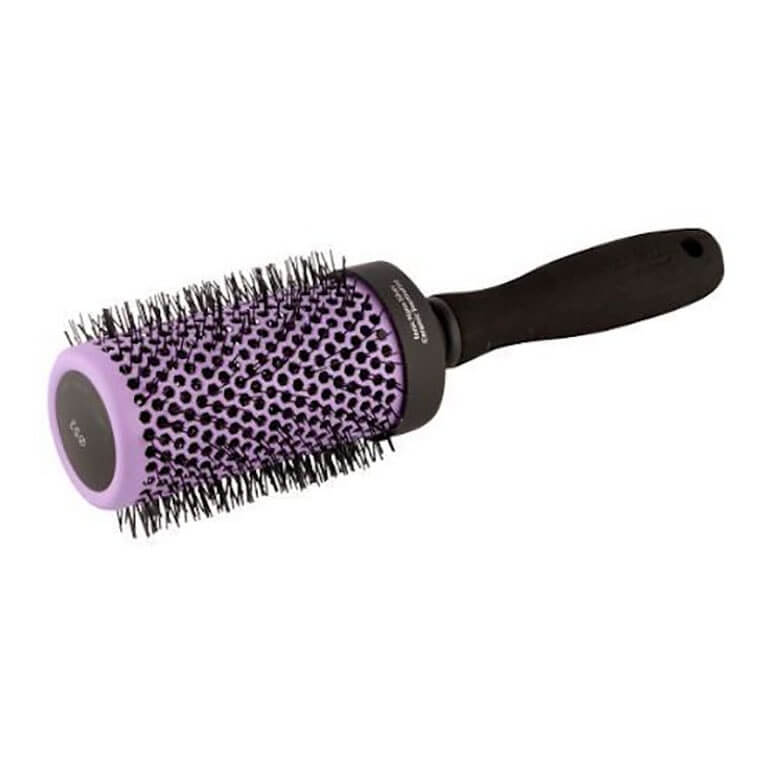 A Unibrush - Brush Thermal 52mm (Purple) with purple bristles on a white background.