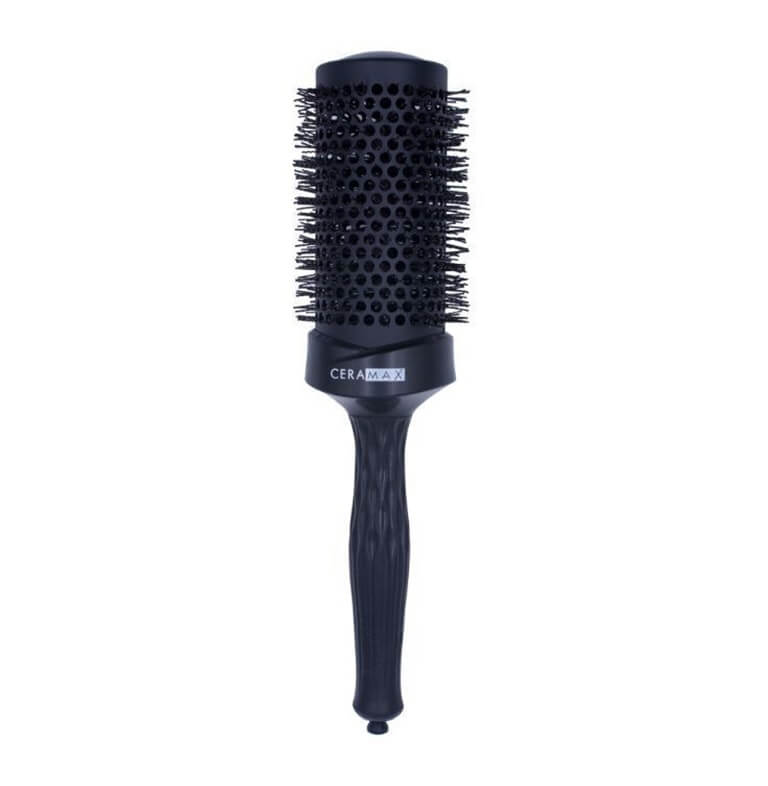 A Ceramax - Bristles Heating Color Brush 53mm with bristles on a white background.