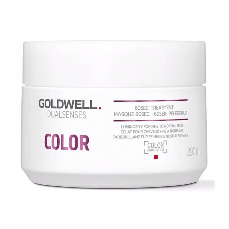 A goldwell color treatment mask on a white background.