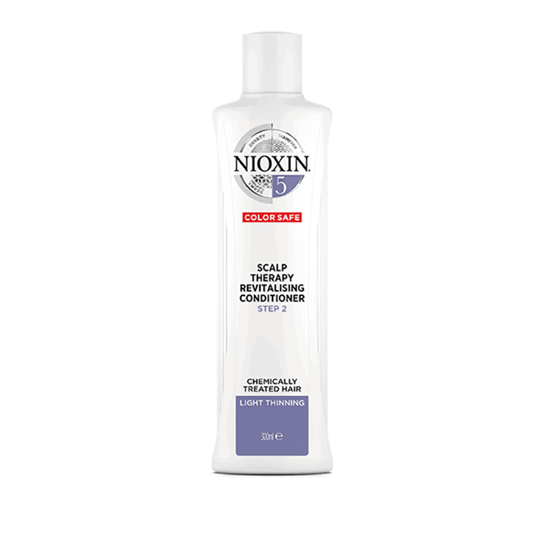A bottle of nioxin hair conditioner on a white background.