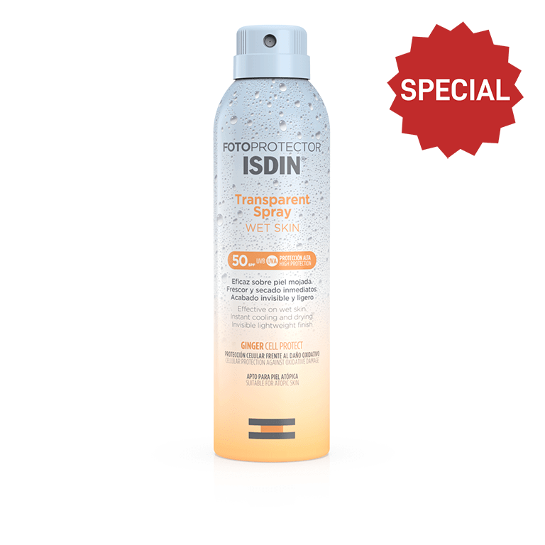 ISDIN - Transparent Spray Wet Skin SPF 50