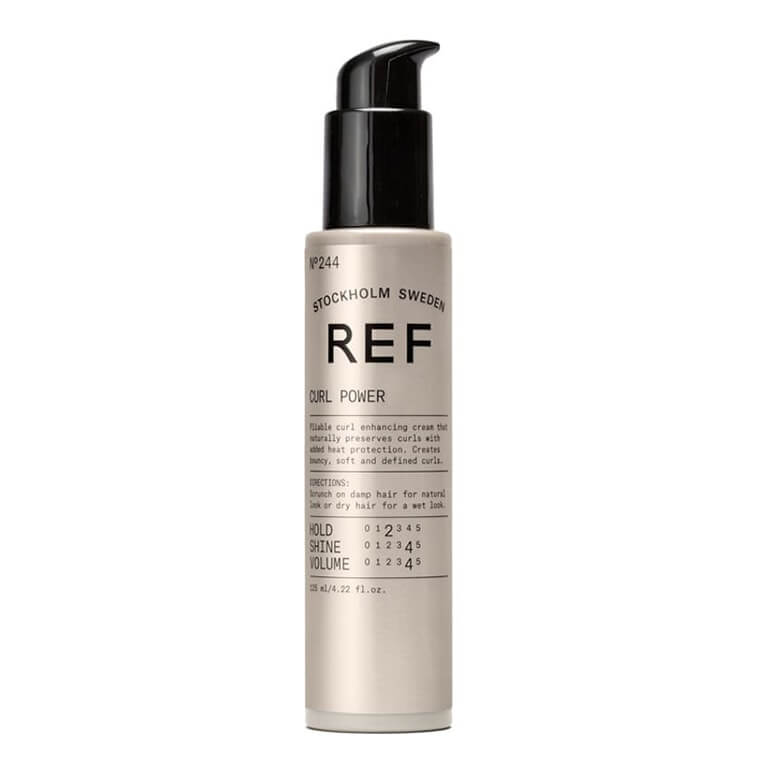 A bottle of ref serum on a white background.