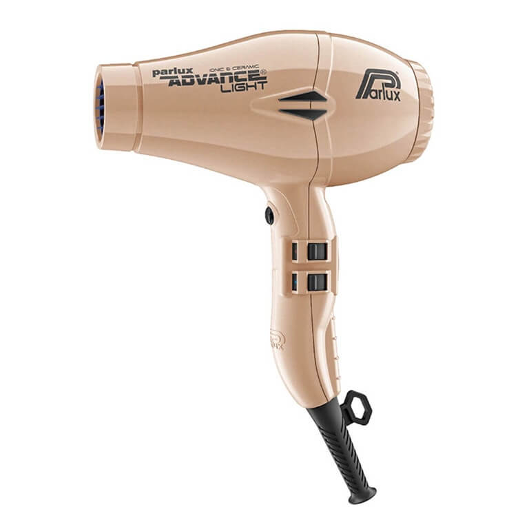 A Parlux - Dryer Parlux Advance Light Gold with a handle.